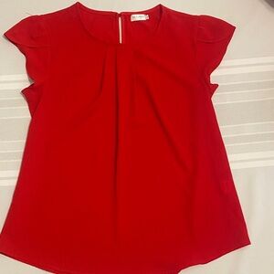 Luckymore Women’s Red Women's Top